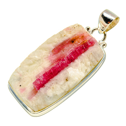 Pink Tourmaline In Quartz Pendants handcrafted by Ana Silver Co - PD759358