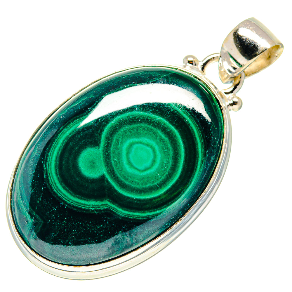 Malachite Pendants handcrafted by Ana Silver Co - PD759368