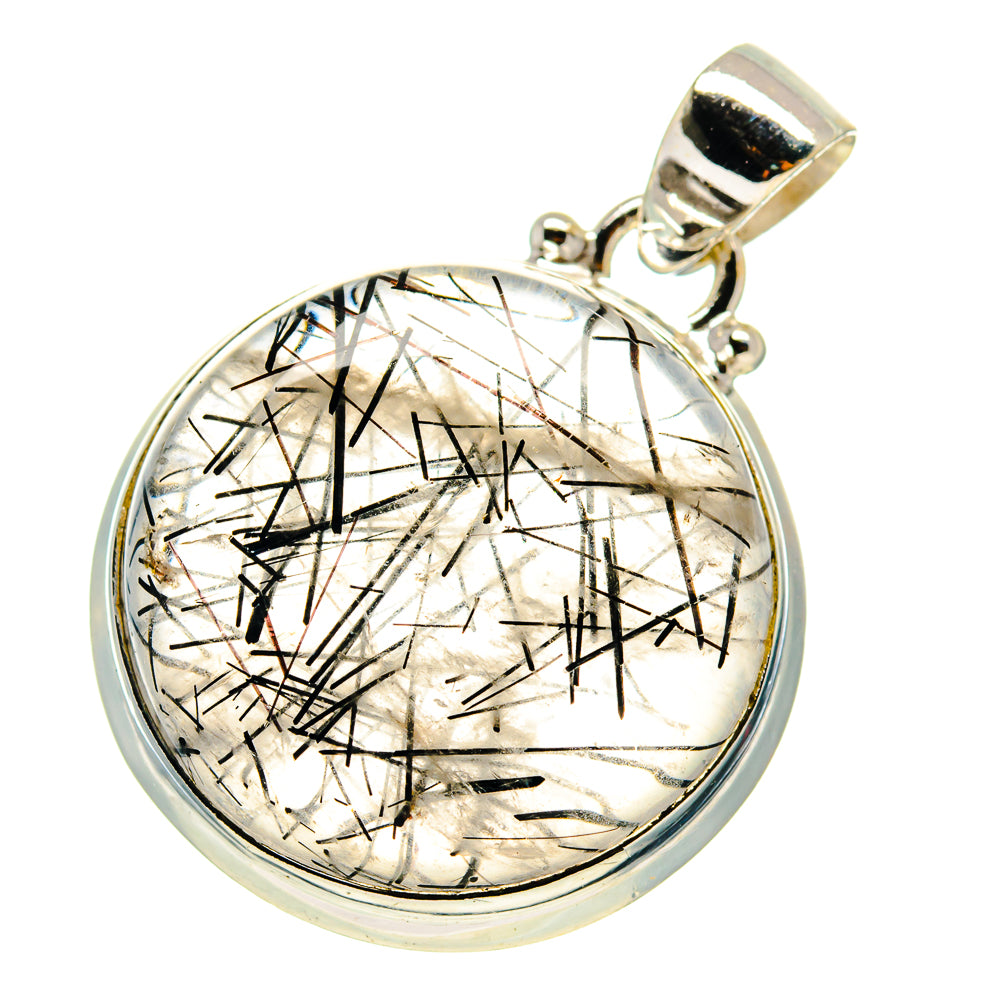 Tourmalinated Quartz Pendants handcrafted by Ana Silver Co - PD759371