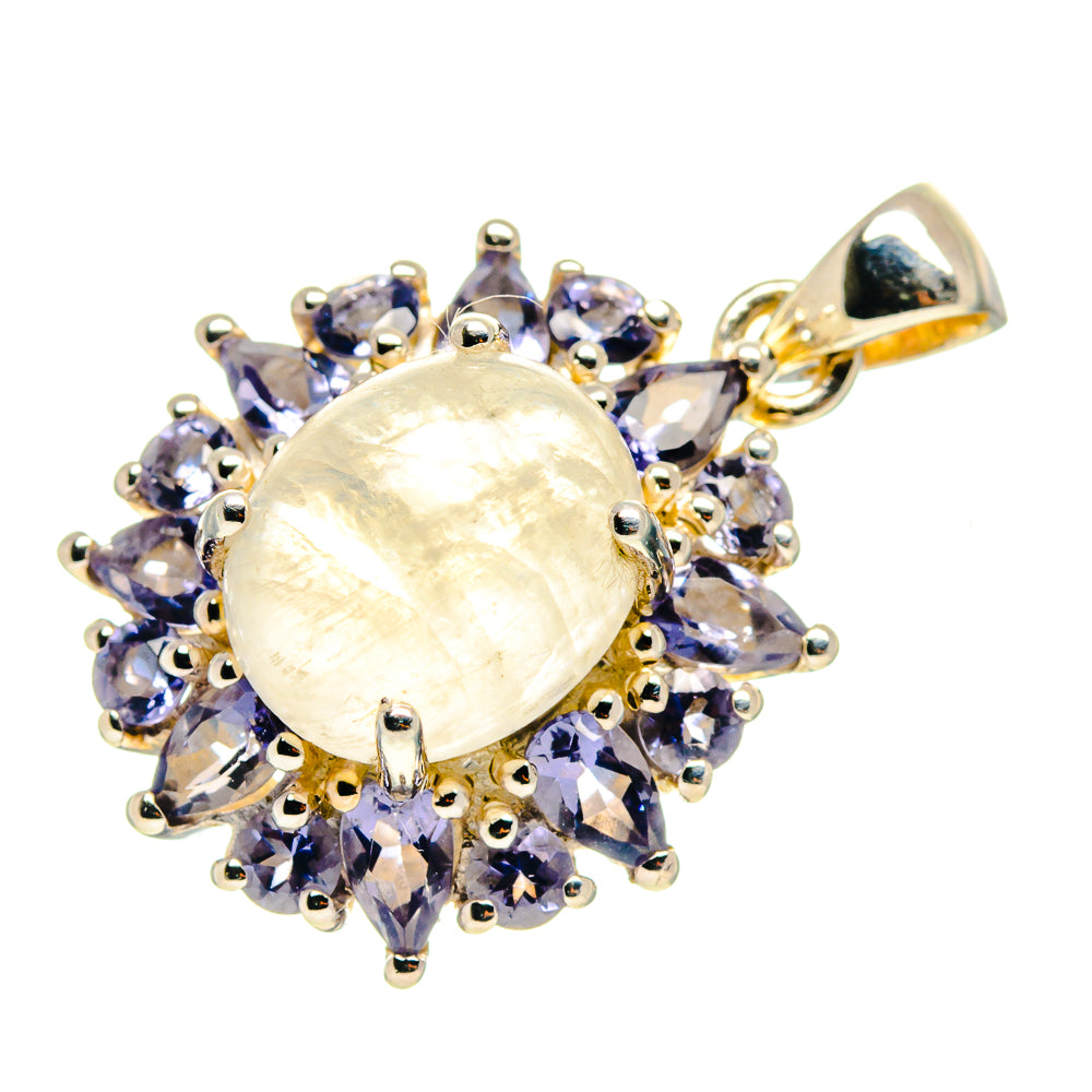 Rainbow Moonstone Pendants handcrafted by Ana Silver Co - PD759387