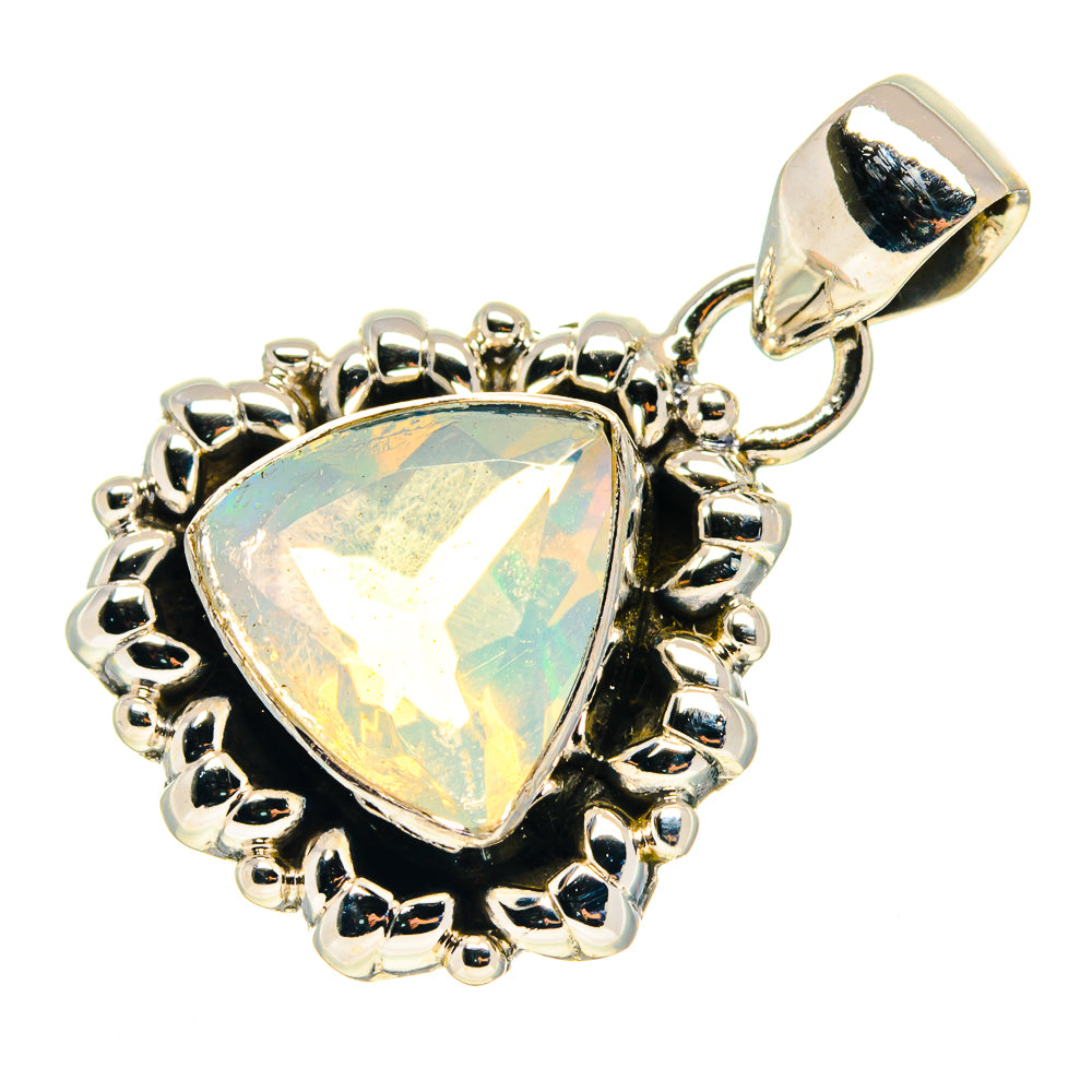 Ethiopian Opal Pendants handcrafted by Ana Silver Co - PD759397