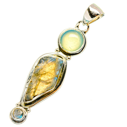 Labradorite Pendants handcrafted by Ana Silver Co - PD7594