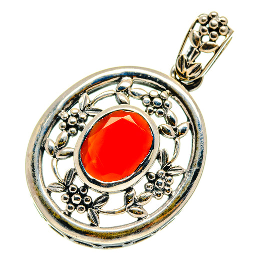 Red Onyx Pendants handcrafted by Ana Silver Co - PD759408