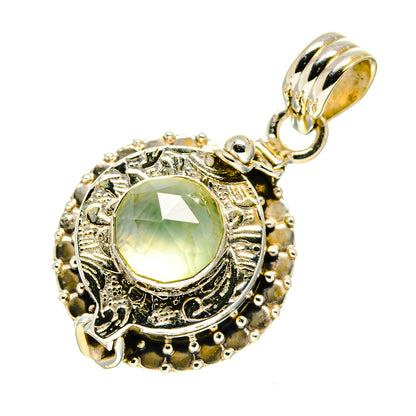 Prehnite Pendants handcrafted by Ana Silver Co - PD759452