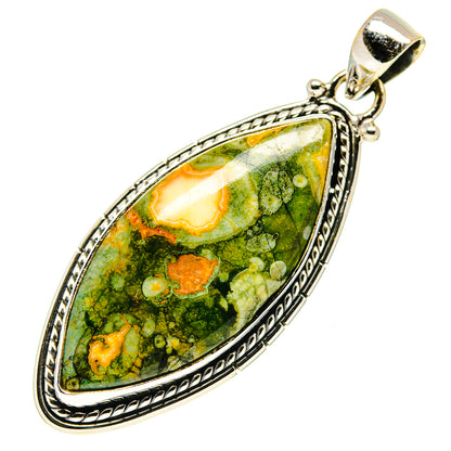 Rainforest Jasper Pendants handcrafted by Ana Silver Co - PD759482