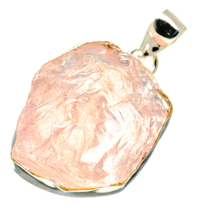 Rose Quartz Pendants handcrafted by Ana Silver Co - PD759491