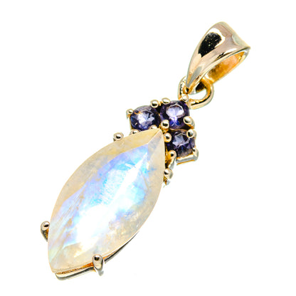Rainbow Moonstone Pendants handcrafted by Ana Silver Co - PD759498