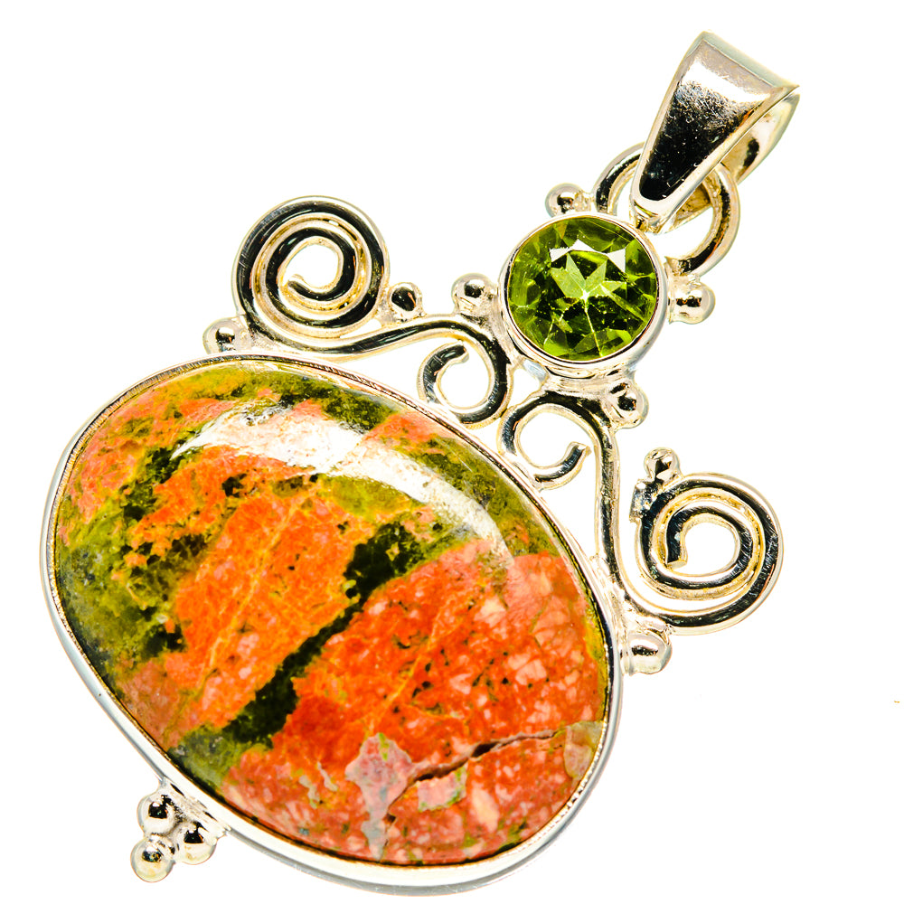 Unakite Pendants handcrafted by Ana Silver Co - PD759508