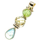 Green Tourmaline Pendants handcrafted by Ana Silver Co - PD759511
