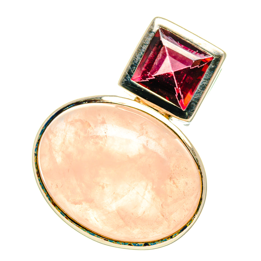 Rose Quartz Pendants handcrafted by Ana Silver Co - PD759513