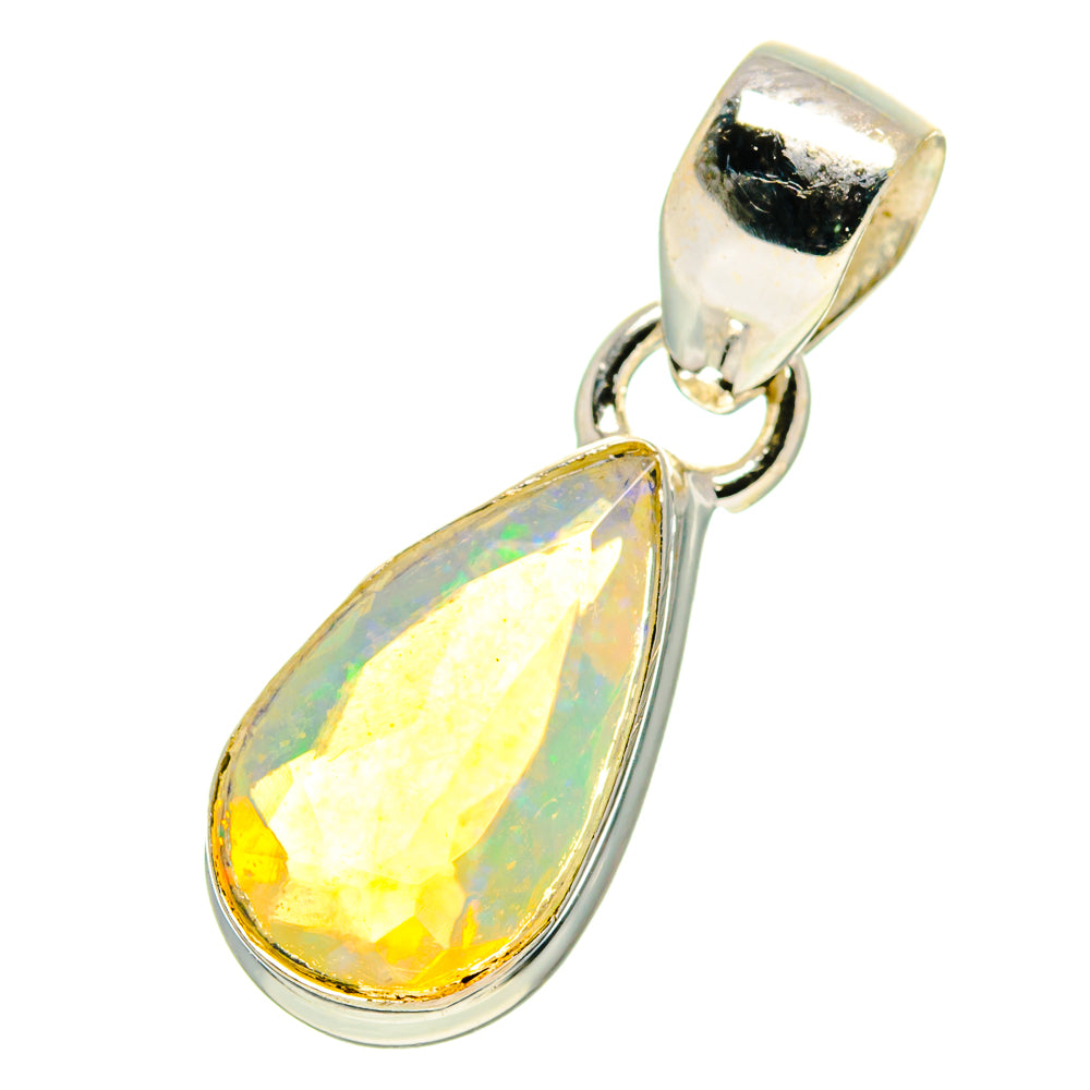 Ethiopian Opal Pendants handcrafted by Ana Silver Co - PD759514
