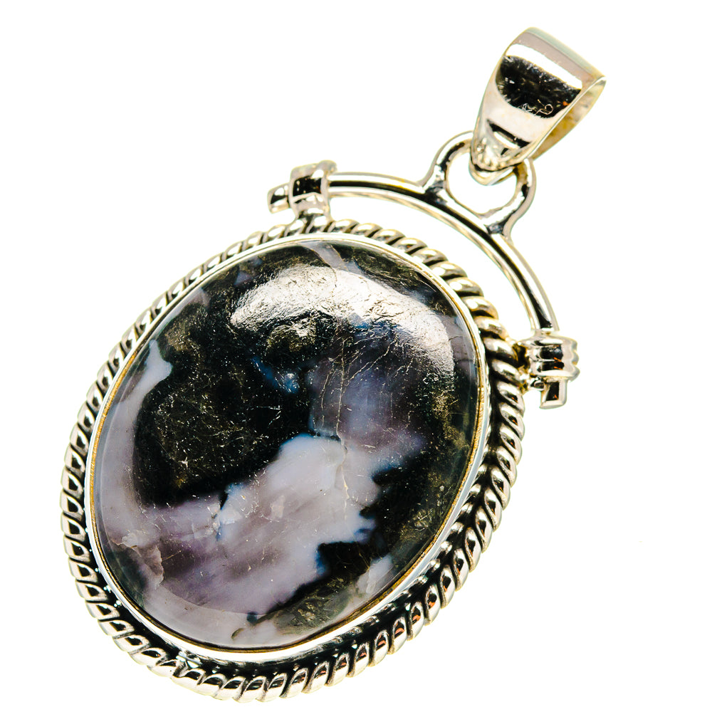 Gabbro Stone Pendants handcrafted by Ana Silver Co - PD759528