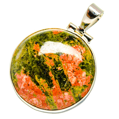 Unakite Pendants handcrafted by Ana Silver Co - PD759546