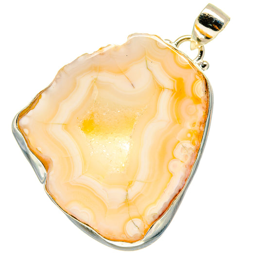 Geode Slice Pendants handcrafted by Ana Silver Co - PD759549