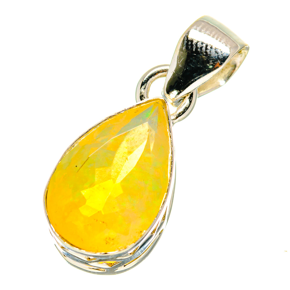 Ethiopian Opal Pendants handcrafted by Ana Silver Co - PD759554
