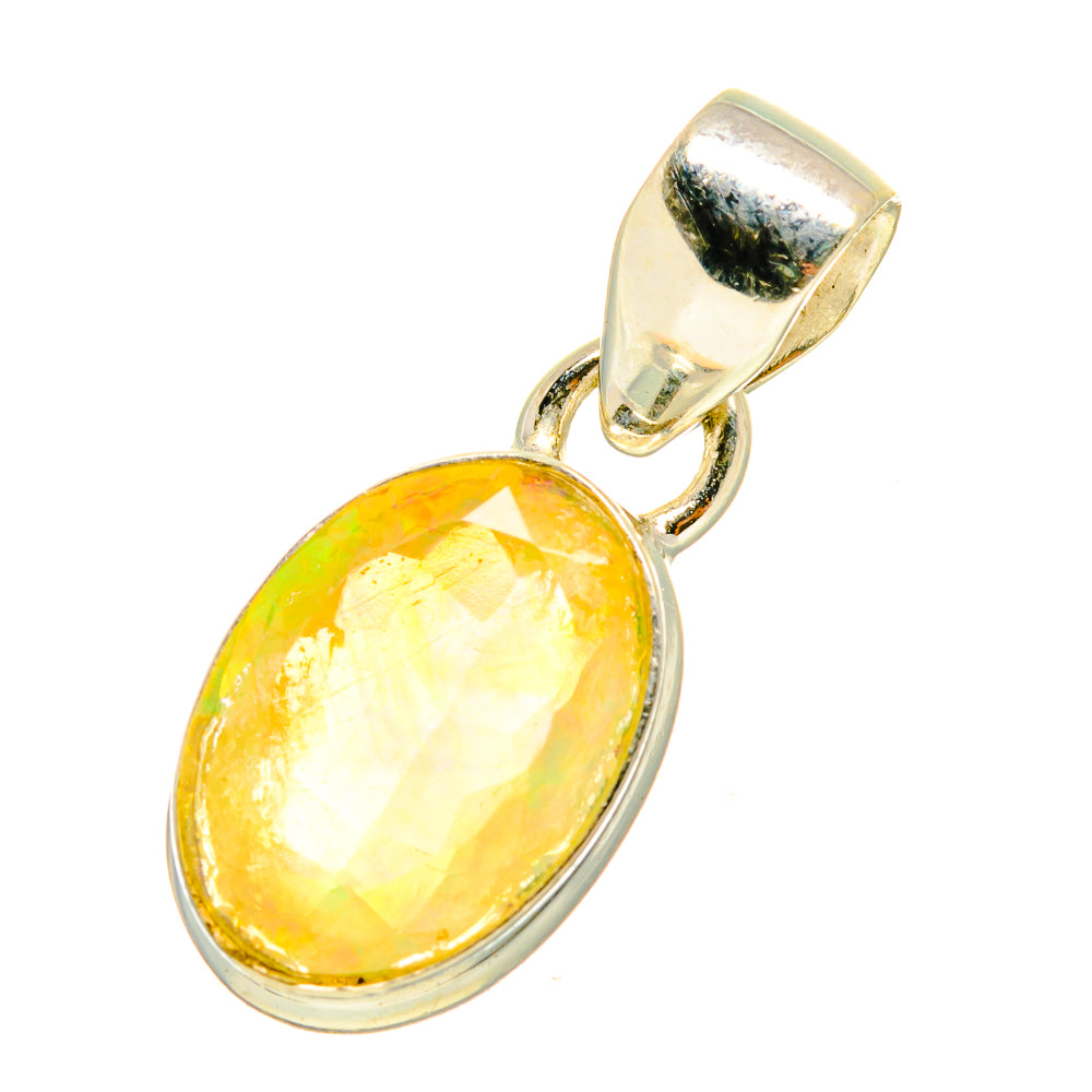 Ethiopian Opal Pendants handcrafted by Ana Silver Co - PD759567