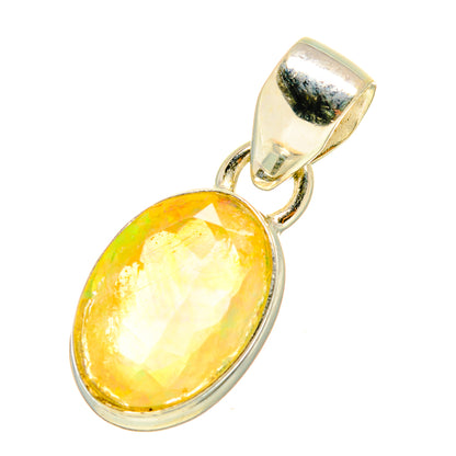 Ethiopian Opal Pendants handcrafted by Ana Silver Co - PD759567