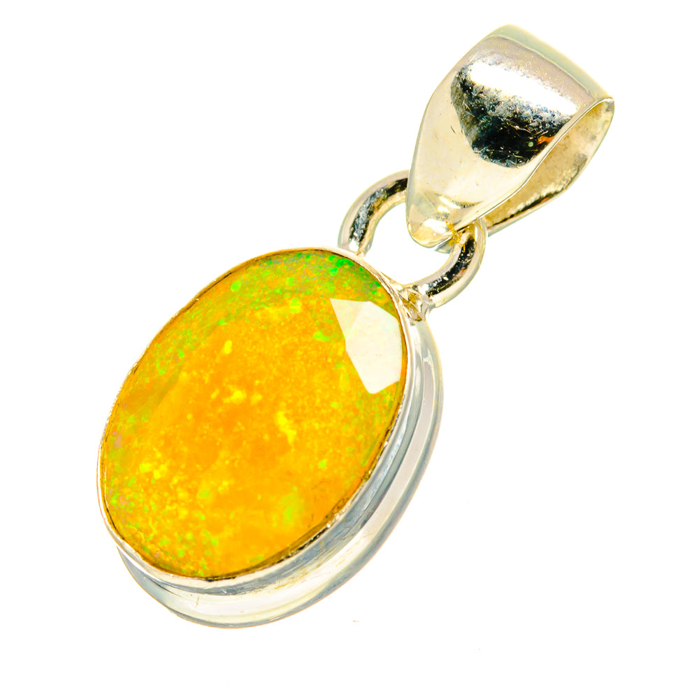 Ethiopian Opal Pendants handcrafted by Ana Silver Co - PD759568
