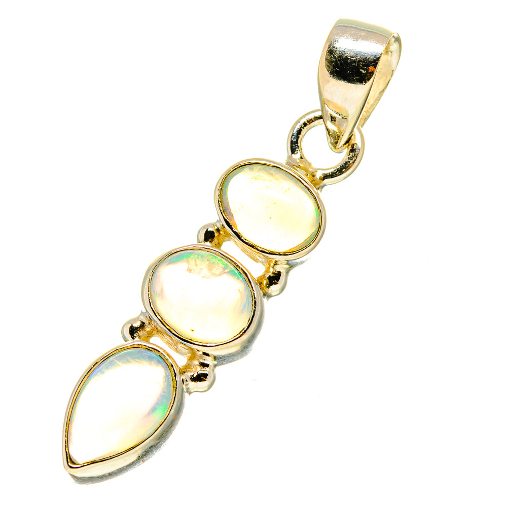 Ethiopian Opal Pendants handcrafted by Ana Silver Co - PD759569