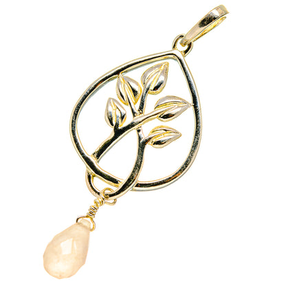 Rose Quartz Pendants handcrafted by Ana Silver Co - PD759573