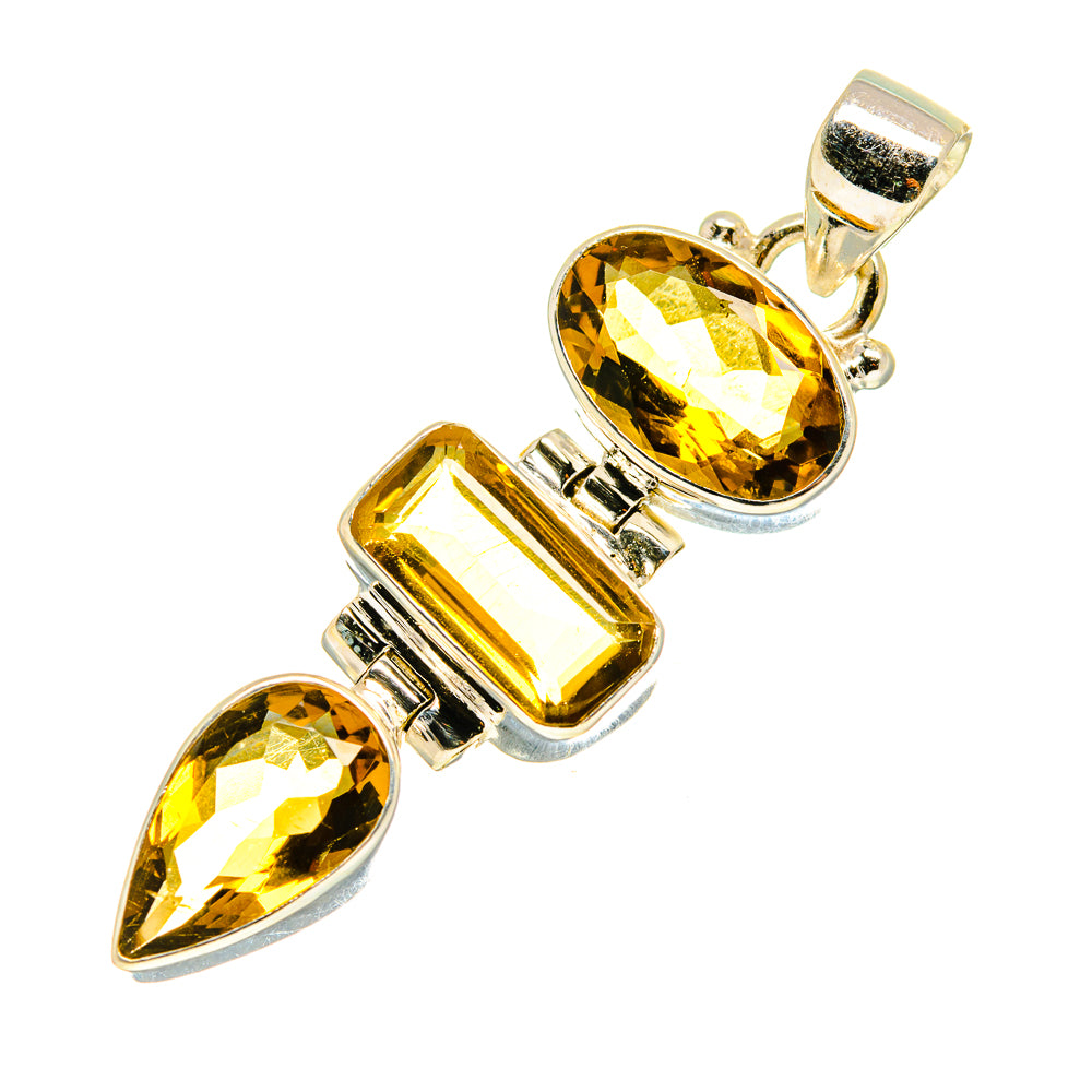 Citrine Pendants handcrafted by Ana Silver Co - PD759579