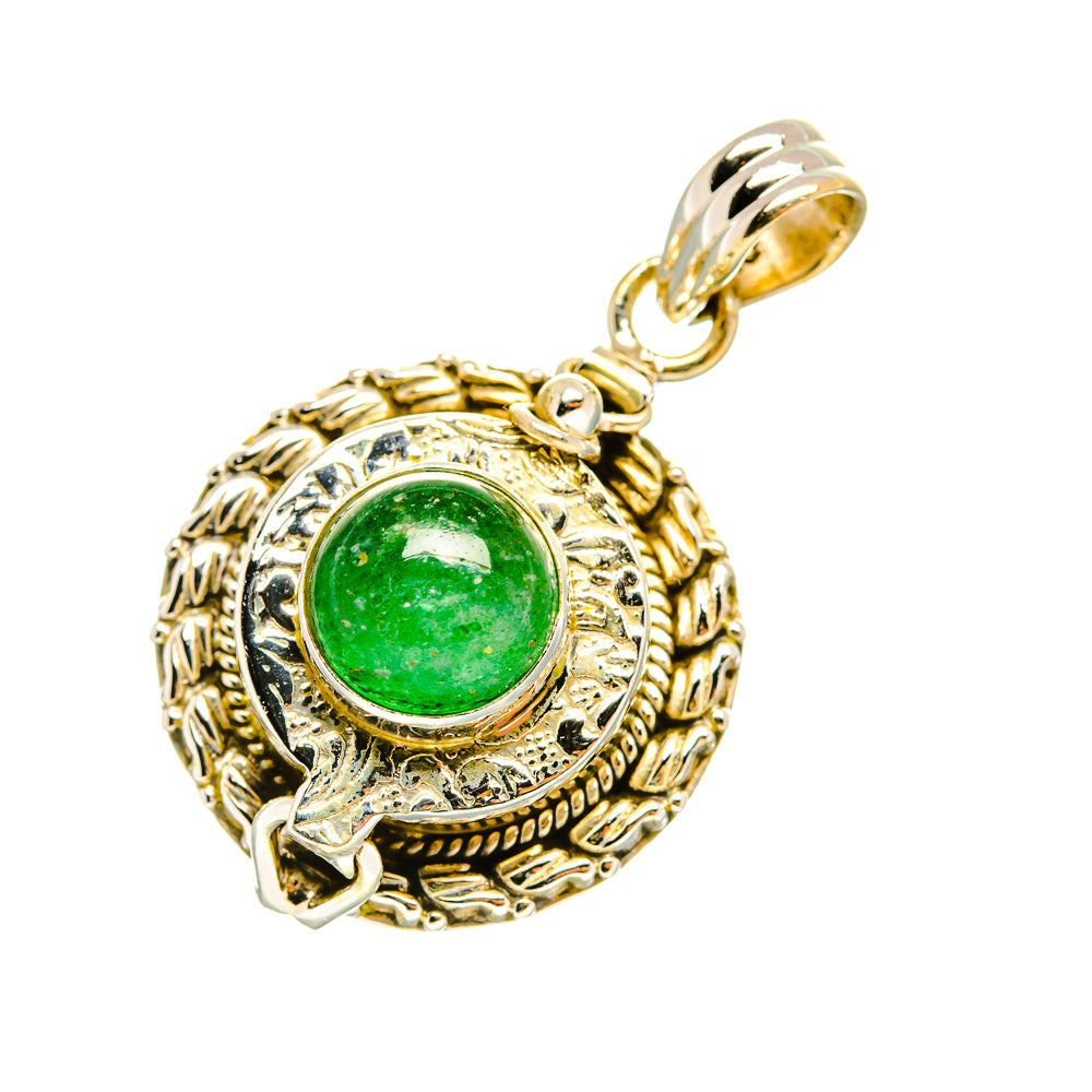 Green Aventurine Pendants handcrafted by Ana Silver Co - PD7598