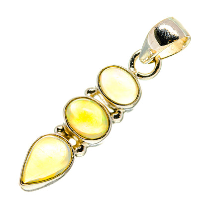 Ethiopian Opal Pendants handcrafted by Ana Silver Co - PD759893