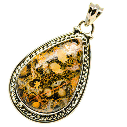 Poppy Jasper Pendants handcrafted by Ana Silver Co - PD759908 - Photo 2