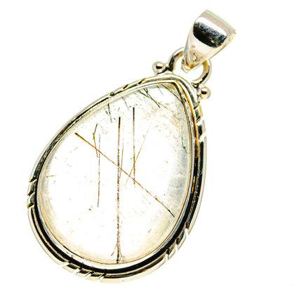 Tourmalinated Quartz Pendants handcrafted by Ana Silver Co - PD759924