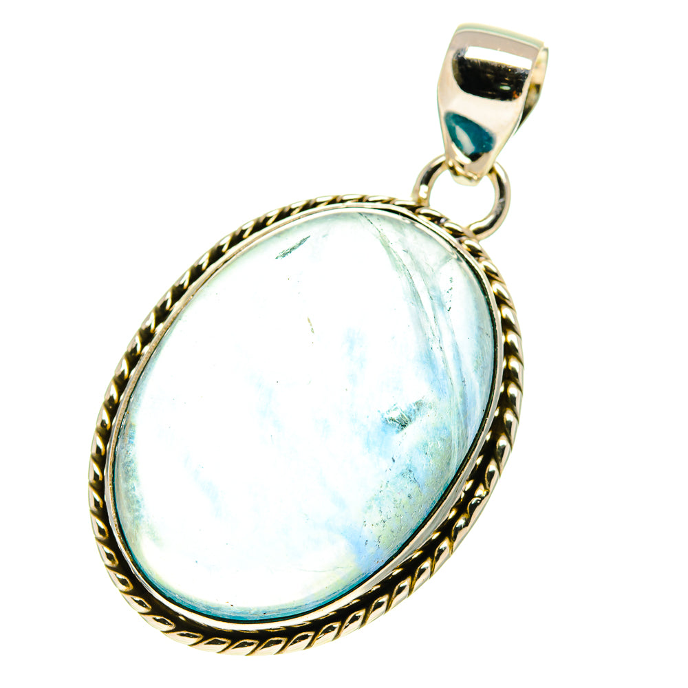 Blue Fluorite Pendants handcrafted by Ana Silver Co - PD759931