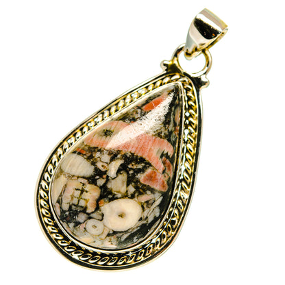 Crinoid Fossil Pendants handcrafted by Ana Silver Co - PD759946