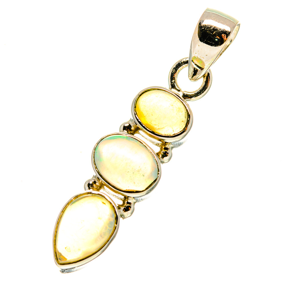 Ethiopian Opal Pendants handcrafted by Ana Silver Co - PD759949