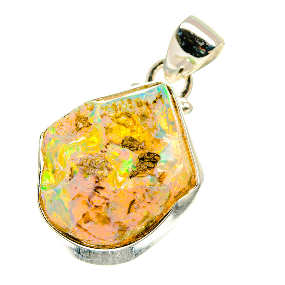 Ethiopian Opal Pendants handcrafted by Ana Silver Co - PD759962