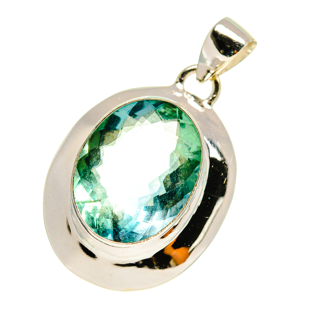 Blue Fluorite Pendants handcrafted by Ana Silver Co - PD759965