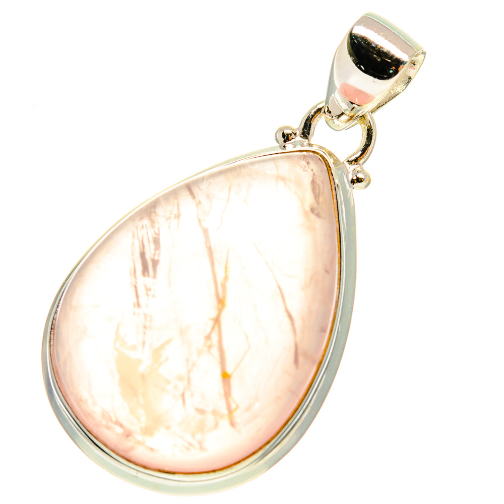 Rose Quartz Pendants handcrafted by Ana Silver Co - PD759969