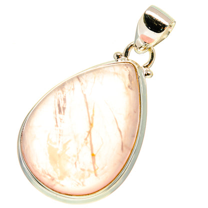 Rose Quartz Pendants handcrafted by Ana Silver Co - PD759969