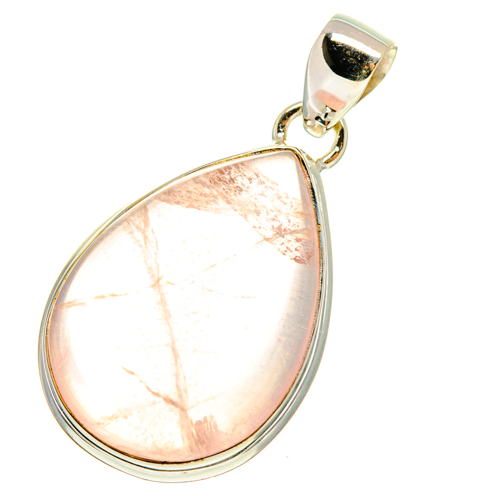 Rose Quartz Pendants handcrafted by Ana Silver Co - PD759974