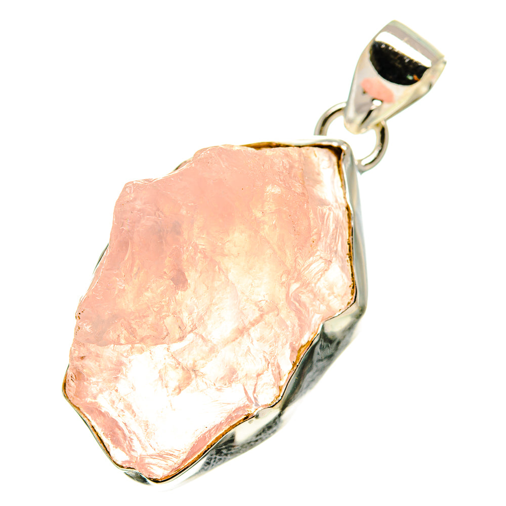 Rose Quartz Pendants handcrafted by Ana Silver Co - PD759976