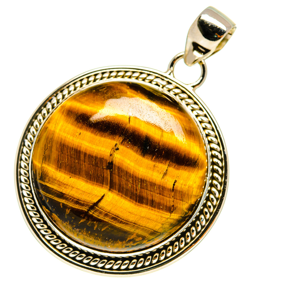 Tiger Eye Pendants handcrafted by Ana Silver Co - PD759990