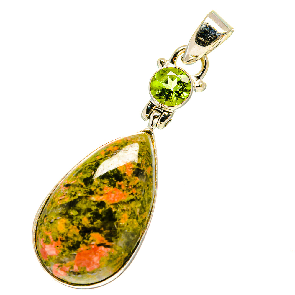 Unakite Pendants handcrafted by Ana Silver Co - PD759993