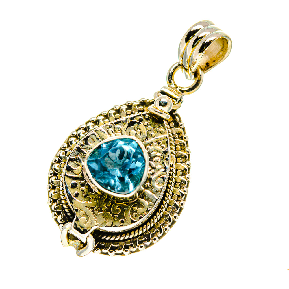 Blue Topaz Pendants handcrafted by Ana Silver Co - PD759995