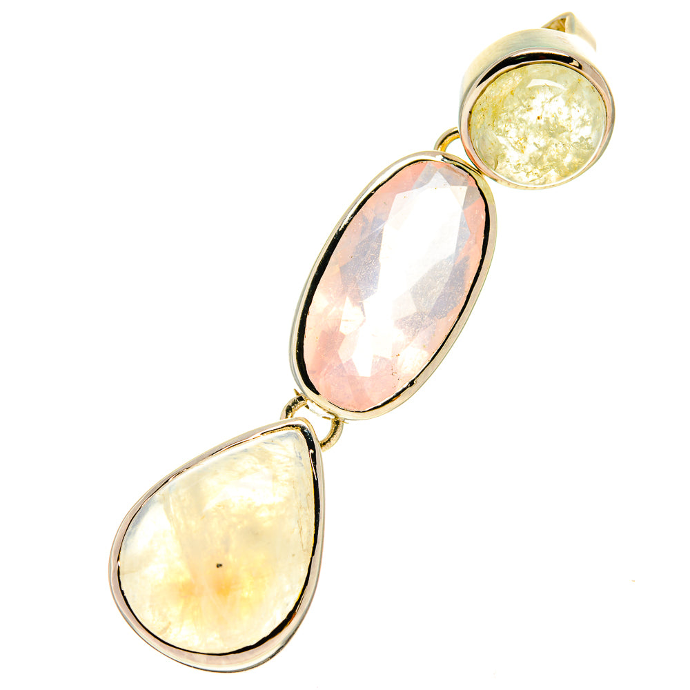 Rainbow Moonstone Pendants handcrafted by Ana Silver Co - PD759997
