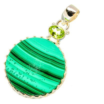 Malachite Pendants handcrafted by Ana Silver Co - PD7600