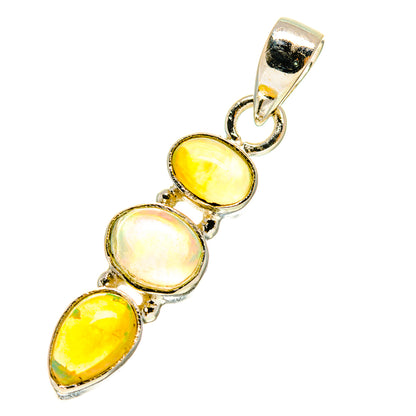 Ethiopian Opal Pendants handcrafted by Ana Silver Co - PD760005