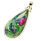 Ruby Fuchsite Pendants handcrafted by Ana Silver Co - PD760014