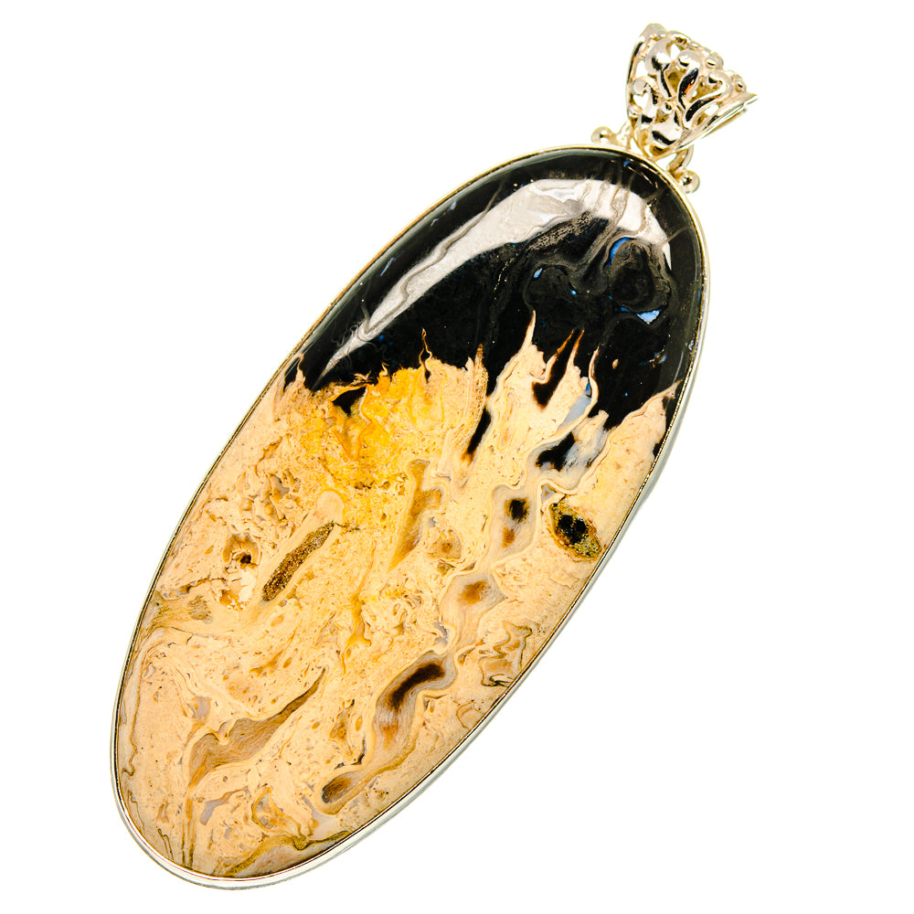 Peanut Wood Jasper Pendants handcrafted by Ana Silver Co - PD760017