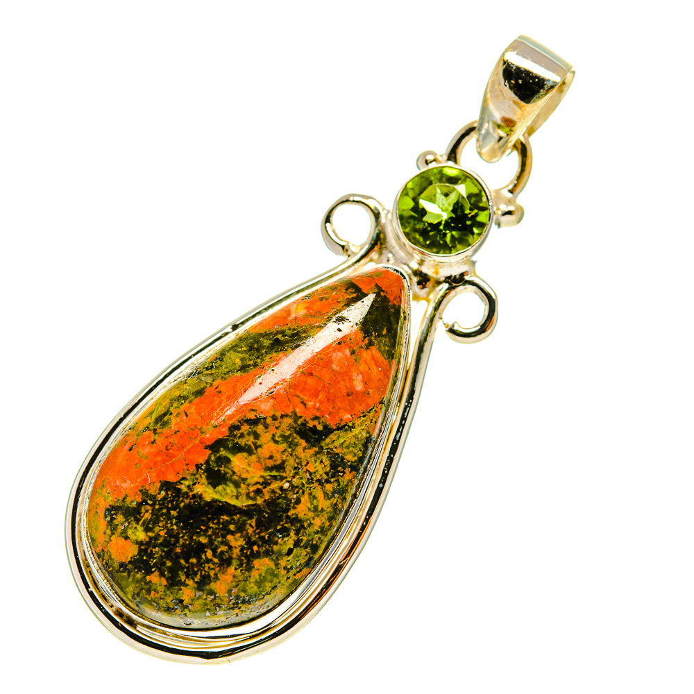 Unakite Pendants handcrafted by Ana Silver Co - PD760032