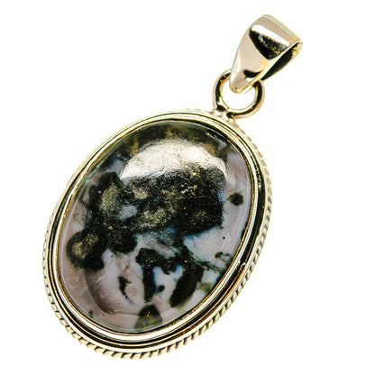 Gabbro Stone Pendants handcrafted by Ana Silver Co - PD760034