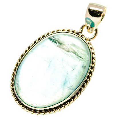 Blue Fluorite Pendants handcrafted by Ana Silver Co - PD760036