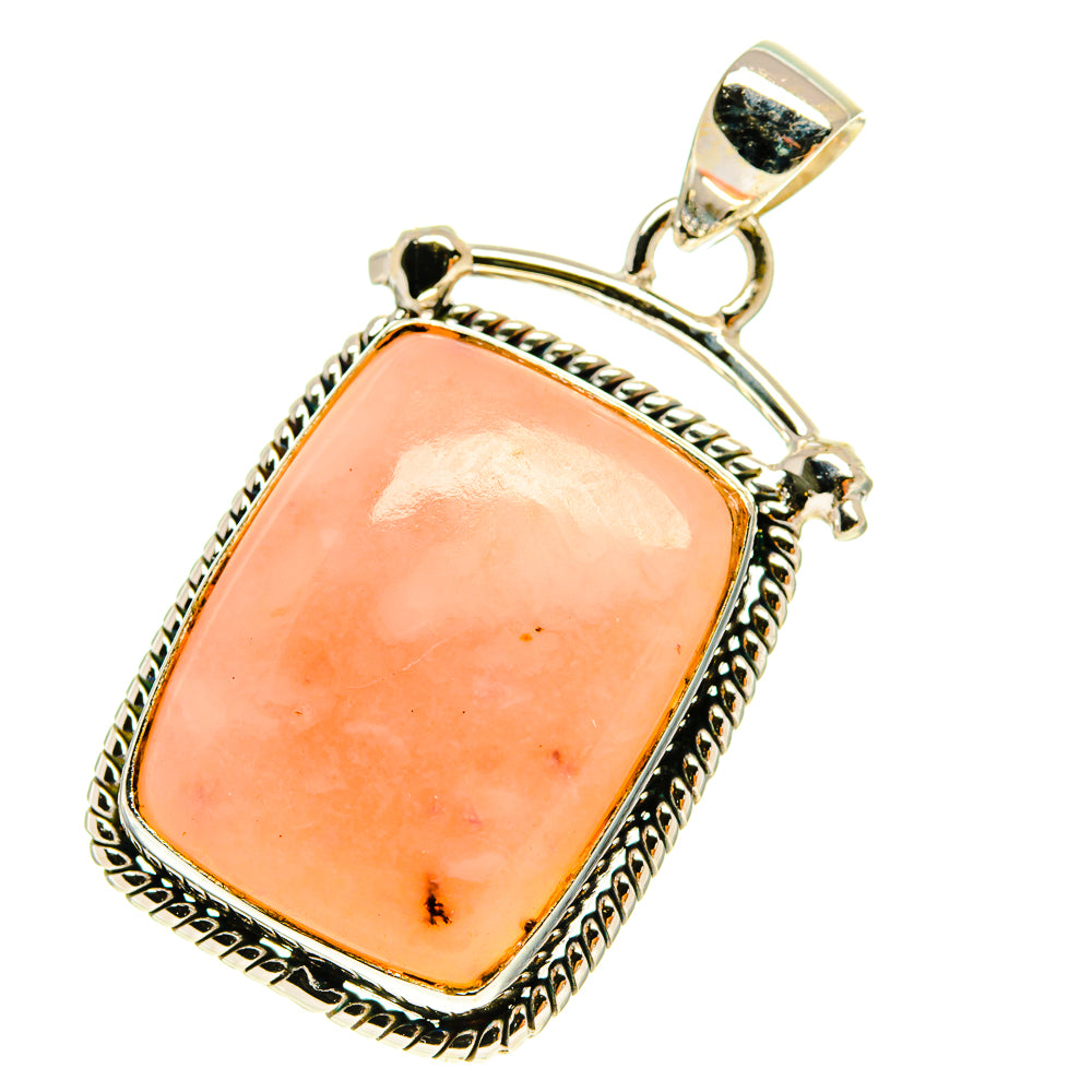 Pink Opal Pendants handcrafted by Ana Silver Co - PD760040